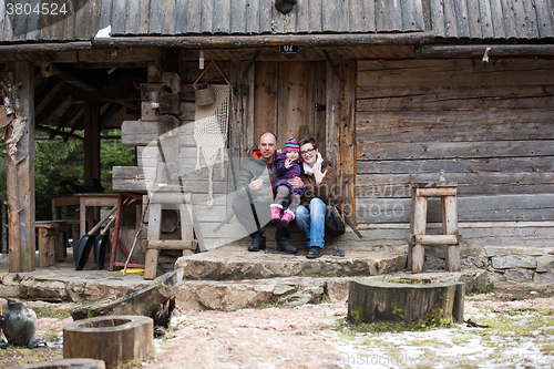 Image of young  family portrait