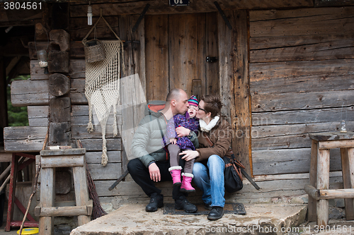 Image of young  family portrait