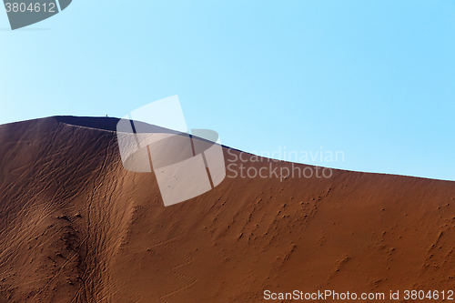 Image of Dune in Hidden Vlei in Namib desert 