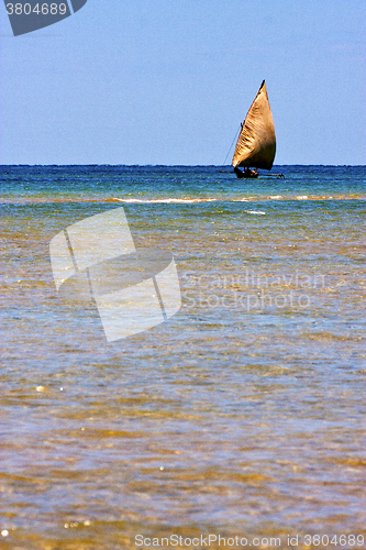 Image of in the  blue lagoon  nosy iranja  boat