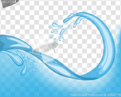 Image of Water wave background