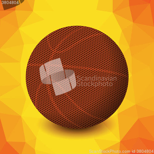 Image of Basketball Orange Icon