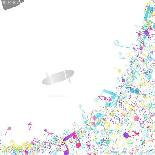 Image of Multicolor Musical Design