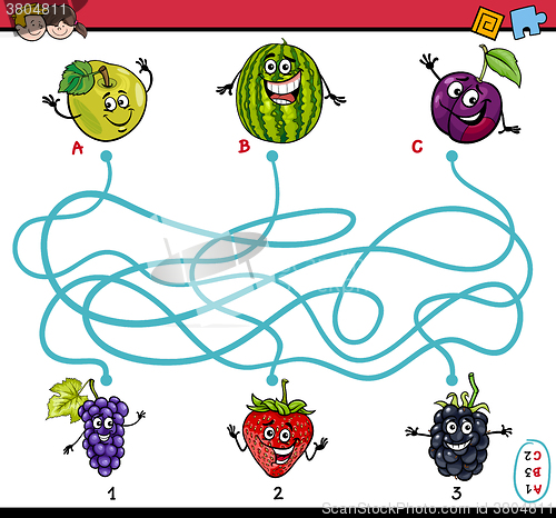 Image of maze game for children