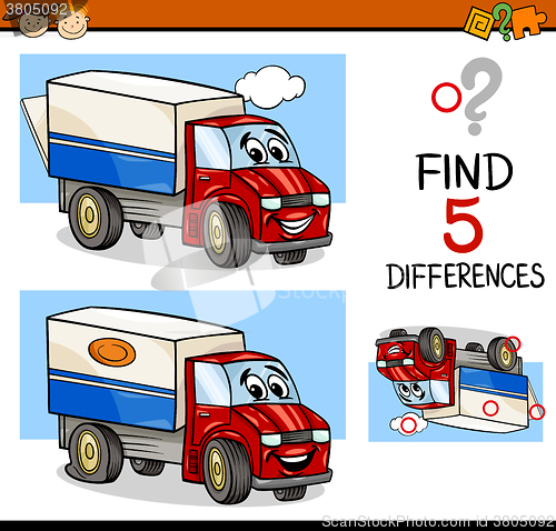 Image of task of finding differences