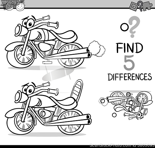 Image of find the differences for coloring