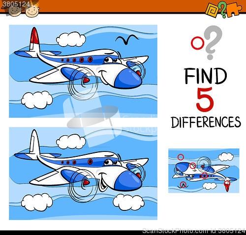 Image of find the differences task