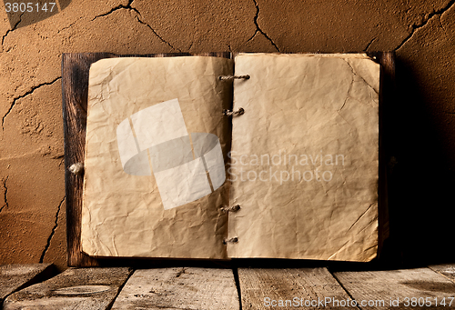 Image of Old book on table