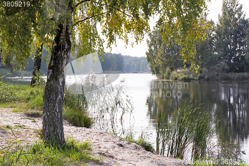 Image of Landscape with the image of the river and the surrounding nature