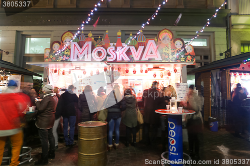 Image of Thematic food stand in Zagreb