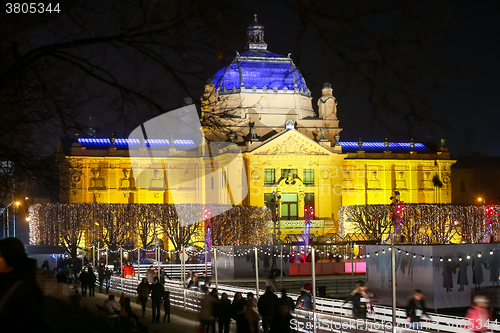 Image of Art Pavilion at Advent in Zagreb