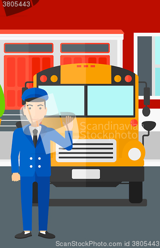 Image of School bus driver.