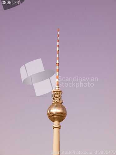 Image of TV Tower, Berlin vintage