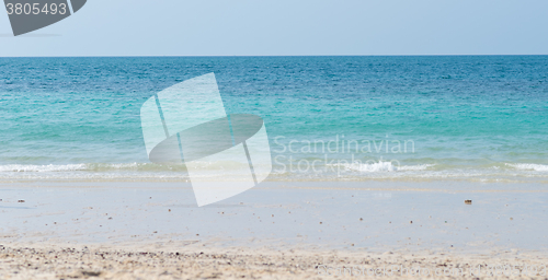 Image of blue sea background