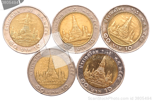 Image of Thailand coins money