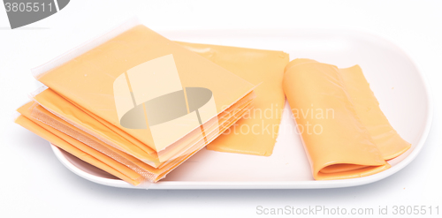 Image of cheese on white