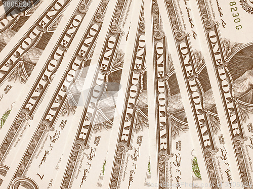 Image of  Dollar notes 1 Dollar vintage
