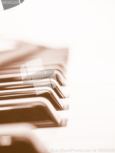 Image of  Music keyboard vintage
