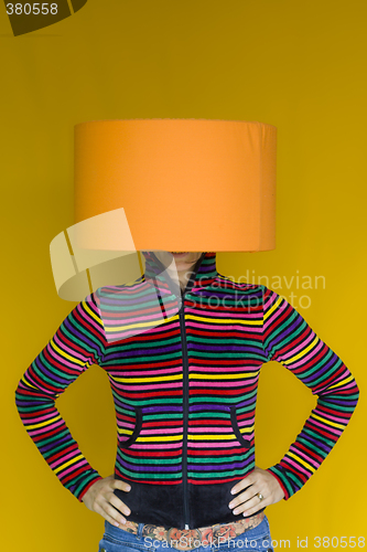 Image of Woman lamp head