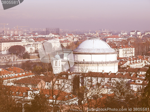 Image of Gran Madre church, Turin vintage