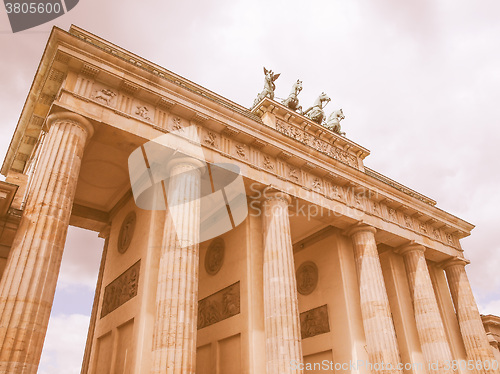 Image of Brandenburger Tor Berlin vintage