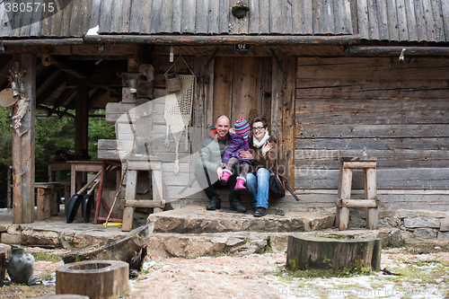 Image of young  family portrait