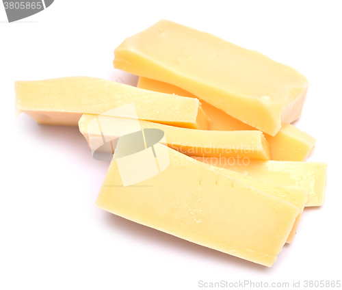 Image of cheese on white