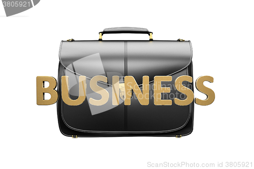 Image of Briefcase isolated on white