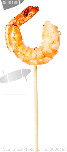 Image of grilled shrimp on stick