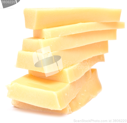 Image of cheese on white