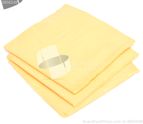 Image of cheese on white