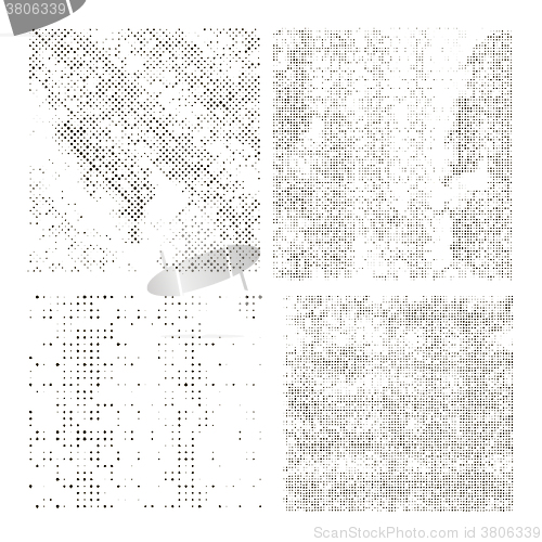 Image of Set of Halftone Dots. 