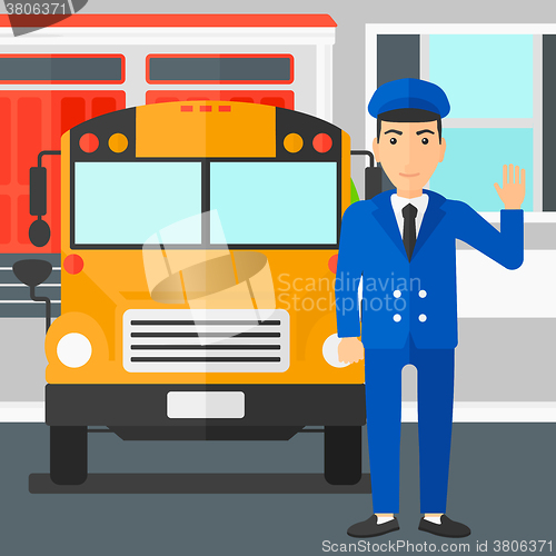 Image of School bus driver.