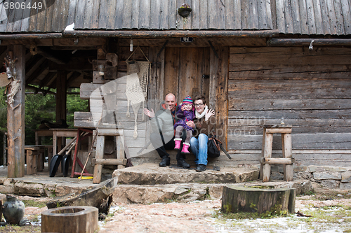 Image of young  family portrait