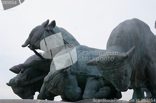 Image of The Gefion fountain in Copenhagen