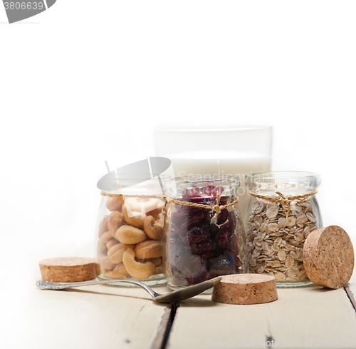 Image of healthy breakfast ingredients