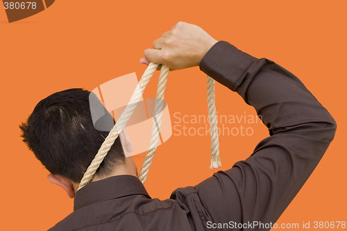 Image of Hanging him self