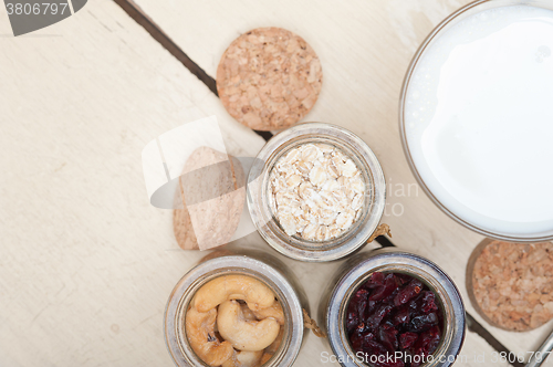 Image of healthy breakfast ingredients