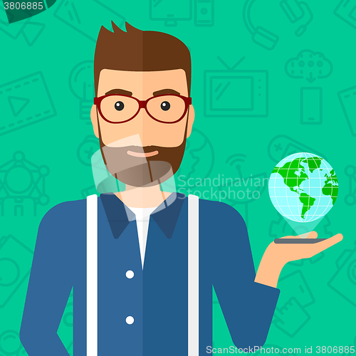 Image of International technology communication.