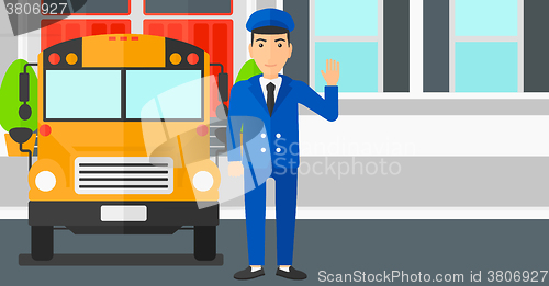 Image of School bus driver.