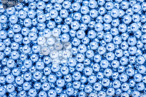 Image of blue balls background