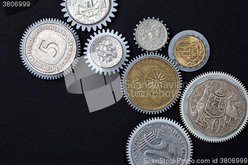 Image of Coins gears