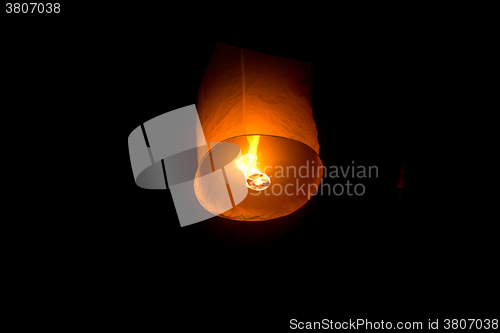 Image of floating lantern
