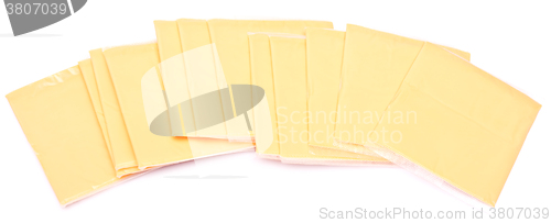 Image of cheese on white
