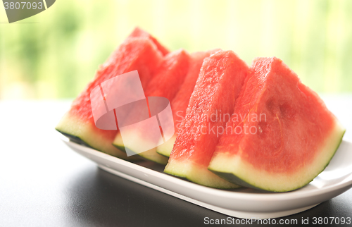 Image of watermelon on white