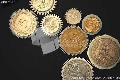 Image of Coins gears