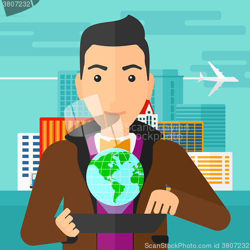 Image of International technology communication.