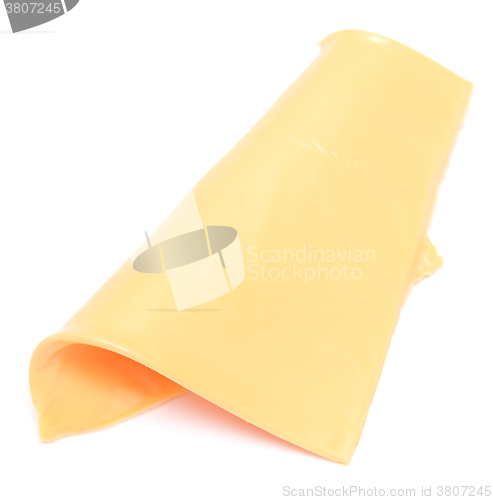 Image of cheese on white