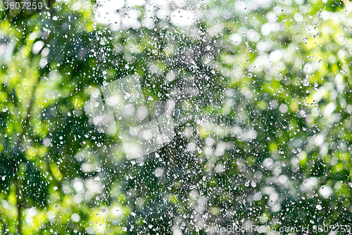 Image of rain drop background