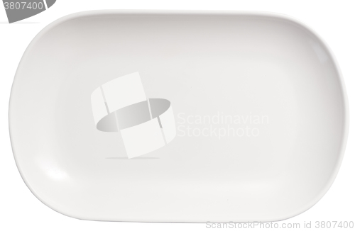 Image of white plate on white